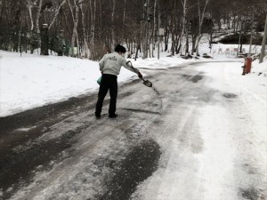 緑の村別荘地　除雪作業⑥